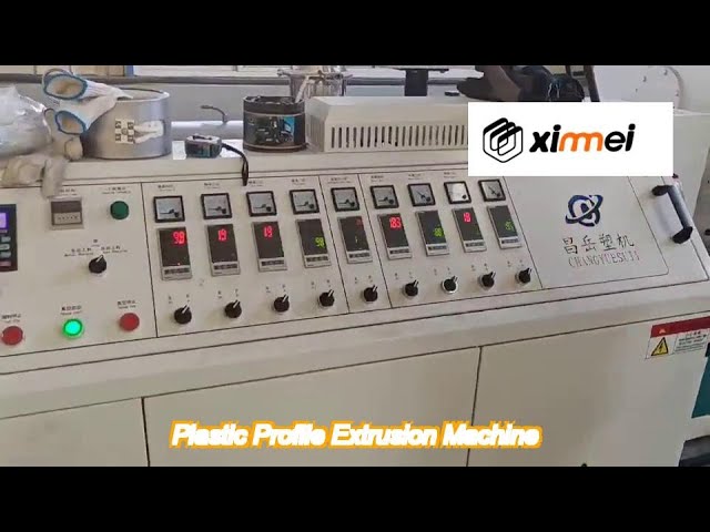 abb / delta inverter plastic profile extrusion machine for high precision upvc window door productio