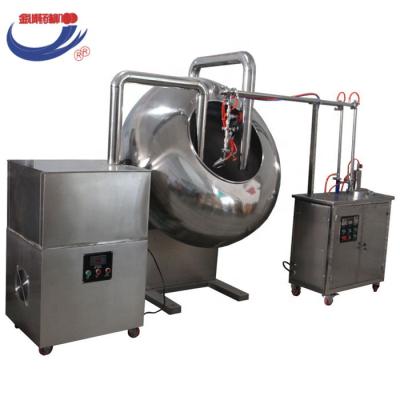 China Automatic Dairy Factory Stainless Steel Peanut Chocolate Coating Machine for sale