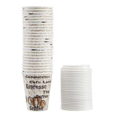 China Single Disposable Wall Free 100% Biodegradable Plastic Logo Hot Coffee Paper Cup Custom Made 8oz 12oz 16oz Double for sale