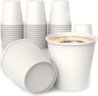 China Wholesale Custom Logo Hot Coffee Paper Cup Single Wall Free Disposable 100% Biodegradable Plastic 8oz 12oz 16oz Double Sided for sale