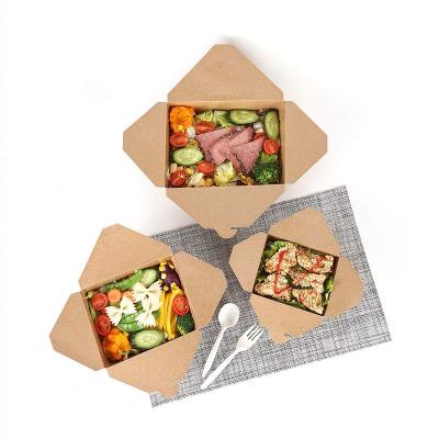 China YBY OEM/ODM Cajas Wrapping Paper Takeout Box Restaurant Disposable Custom Compostable Folding Wrapping Paper for sale