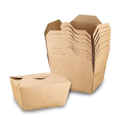 China Disposable YBY OEM/ODM Cajas De Embalaje Custom Disposable Paper Storage To Go Packing Leak and Grease Resistant Food Containers Box for sale