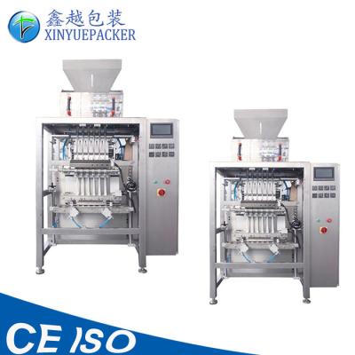 China High Accuracy Granule Packaging Machine , 4 / 6 Lanes Tea Stick Packing Machine for sale