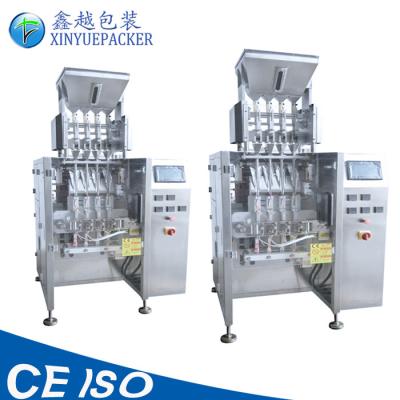 China 4 / 6 Lanes Honey Stick Packaging Machine , Coffee Stick Packing Machine for sale