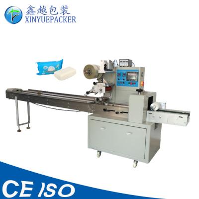 Chine Type machine d'emballage de paquet d'écoulement, machine à emballer d'oreiller d'esquimau de structure compacte à vendre