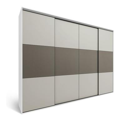 China Modern Modern minimalist style sliding door wardrobe bedroom wardrobe living room furniture wardrobe for sale