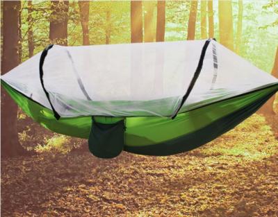 China Lightweight Nylon 210T Camping Hanging Tent With Mosquito Net Hammock Swing With Mosquito Net for sale