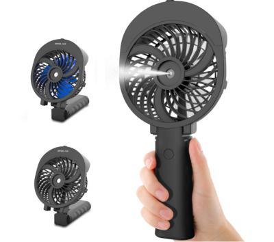 China Outdoor Usb And Mist Rechargeable Handless Folding Micro Electric Mini Fan for sale