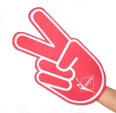 China Promotional Gifts Foam Wholesale Promotional Giant Hand EVA Sponge Fingers Foam Incentive Fingers for sale