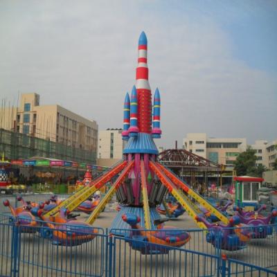 China Theme Park Amusement Park Equipment Children Games Rotating Flying Car Rides Cold-blooded Plane for sale