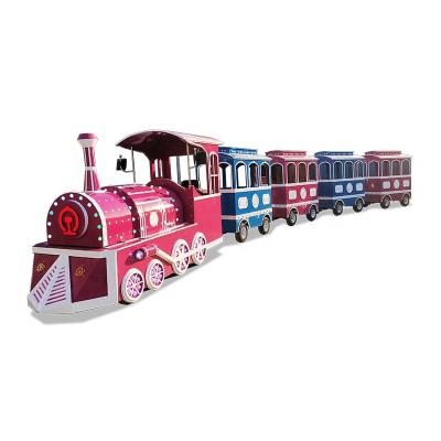 China Amusements metal rides electric train/electric ride train on kids/trackless train for sale