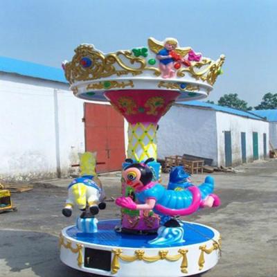 China Luxury Theme Park Beston Electric Carousel Carousel In Stock for sale