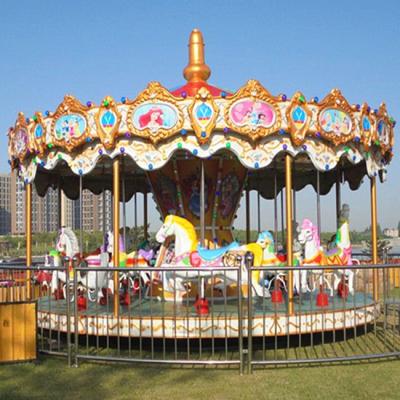 China Theme Park Popularamusement Park Equipment Games Machine Kids Adult Carousel Ride for sale