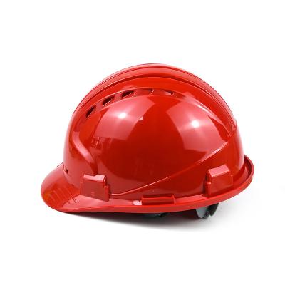 China Hot Selling Adult Red Shell Safety Helmet ABS Hot Strong Rescue Design Hard Gard Hat for sale