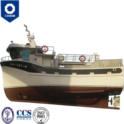 China Professional Fishing Boat 42 Ft Large Fiberglass Vessels Trawler Fishing Boat With Prices for sale