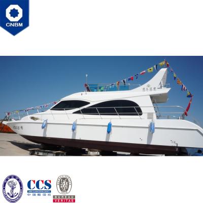 China Cheap Twin Motored Pleasure Craft 15m FPR Yacht Luxury Boat Economic And Durable for sale