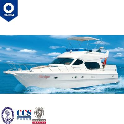 China Sport Boat 62 FT CCS Classification Society Fiberglass Hull Material Stern Drive Fishing Boat Yacht Affordable Price For Sale for sale