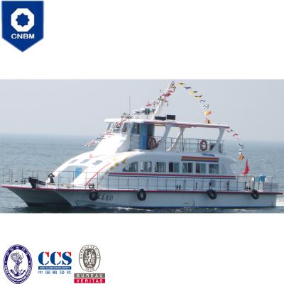 China 21.38m FRP Bimotored Pleasure Craft Catamaran Passenger Boat Sightseeing Boat Water Tour for sale