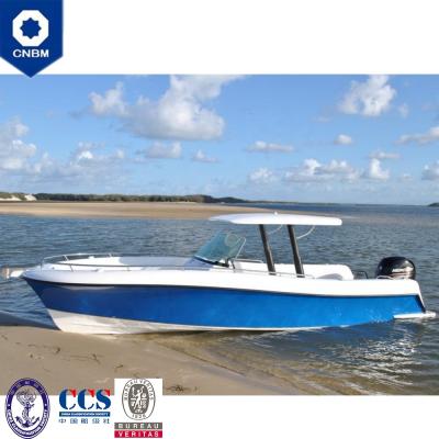 China Cheap New 21ft Outboard Cruiser Fiberglass Cuddy Cabin Boat For Sale for sale