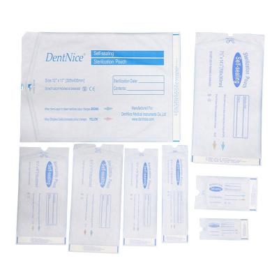 China 12*16.25 Inch 305*430 Mm Disposable Medical Dental Instrument Tools Self Seal Sterilization Pouches for sale