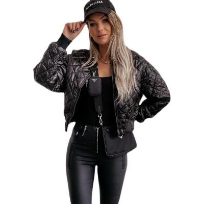 China 2021 Fall Winter Breathable Women Cropped Jacket Coat Ladies Fashion Outerwear Bomber Jackets Woman for sale