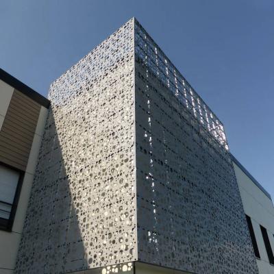 China Modern Decorative Metal Perforated Panels For Office Exterior Wall Decoration for sale