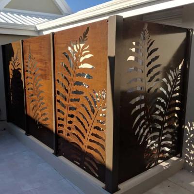 China Natural Craftsman Rust Metal Screen for Garden for sale