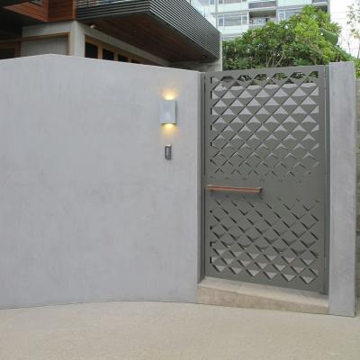 China ECO FRIENDLY Steel Sydney Metal Art Swing Barrier Gate for sale