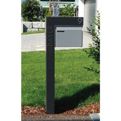 China Pakistan Garden Wall Mounted Stainless Steel Metal Mailbox for sale