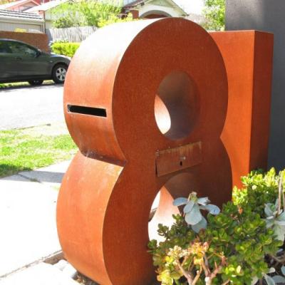 China Panama Garden Wall Mounted Stainless Steel Metal Mailbox for sale