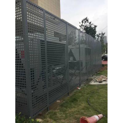 China Environmental protection Europe laser cut aluminum metal fence for air conditioner cover decoration for sale