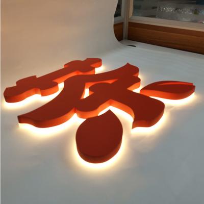 China Profession Shape Waist Up Led Letter Customized High Brightness Acrylic Stainless Steel Waterproof Design Backlit Light for sale