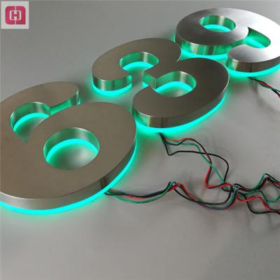 China Professional Custom 3d Buildings Led Backlit Metal Channel Letters 3d Sign Signs Led Backlit Signs for sale