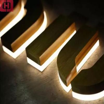 China Professional Custom Outdoor Buildings Store Signs Illuminated Letters Led Backlit Letter Sign for sale