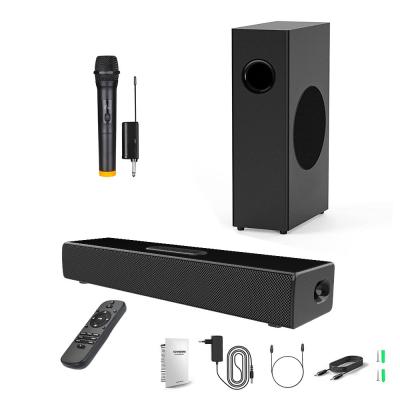 Cina Ingressi ottici Soundbar Bluetooth 2.1 con subwoofer Nessuna distorsione in vendita