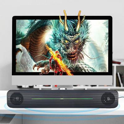 China Entrada USB 10M Bluetooth 5.0 Soundbar Soundbar sem fio para computador à venda