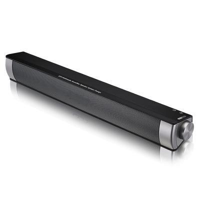 China 6 Watt 10 Watt zwarte TV-luidsprekerbalk Home Theater Soundbar Hoge prestaties Te koop