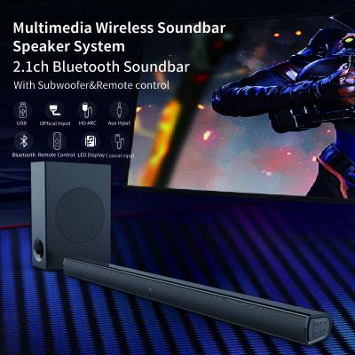 Cina TV Soundbar Bluetooth con subwoofer 20Hz-200Hz Controllo remoto touch in vendita