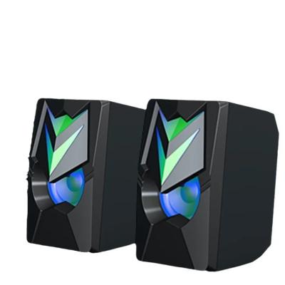 Cina Subwoofer stereo cablato per PC con luce led RGB e gamma di frequenza 20Hz-20KHz in vendita