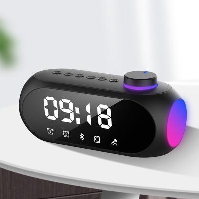 China Digital Display Dual Alarm Clock Speaker Portable and Wireless for Home or Office for sale