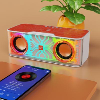 China Outdoor Portable Mini Speaker Wireless LED Light BT Speaker with Speaker Set Type for sale