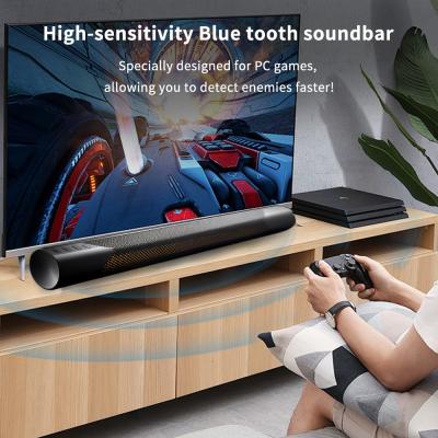 China Multiple Audio Inputs 2000mA Battery Powered Sound Bar For LED TV for sale