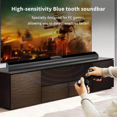 China projeto audio sem fio de Soundbar 2.0ch do orador de Soundbar da tevê de 2000mAh Bluetooth à venda