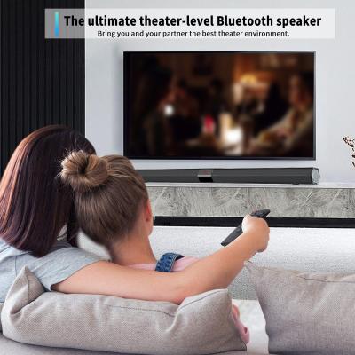 China Leistungsstarker wiederaufladbarer Bluetooth-Soundbar-Lautsprecher mit 3,5-mm-AUX-Eingang zu verkaufen