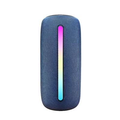 China Portable Bluetooth Speaker LED Color Light Wireless Bass Subwoofer Mini Outdoor Waterproof Column Boombox Party-Suitable Battery for sale