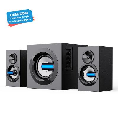 China Ondersteuning CKD SKD Audio Home Kit Multimedia Computers RGB 2.1 Luidspreker met Subwoofer Home Theater System BT Luidspreker Bass Speakers Te koop