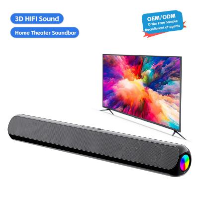 China Desktop Computer Laptop Soundbar voor TV Surround Sound System TV Soundbar Luidsprekers met BT/Coaxial/AUX/PC/Gaming/Projectoren Te koop