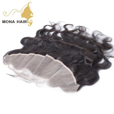 China Body Wave Ear To Ear Pre Plucked HD Sheer Swiss Lace Headband, 13x4 13x6 Sheer Film Lace Headband for sale