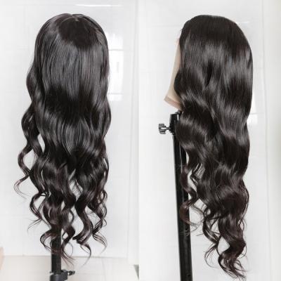 China Unprocessed Body Wave Cuticle Aligned Human Hair 5x5 HD Transparent Lace Pre Plucked Raw Virgin Hair Wig for sale