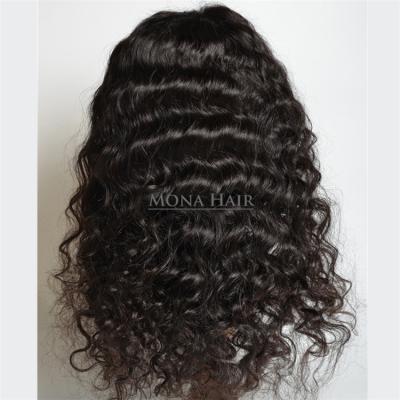 China Loose Wave Glueless Virgin Virgin Cuticle Aligned 5x5 HD Transparent Lace Closure Hair Pre Pluck Lace Wig for sale